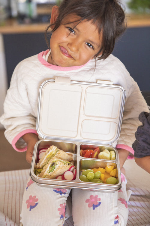 Fiambrera Smiley Bento Hermética de Acero Inoxidable